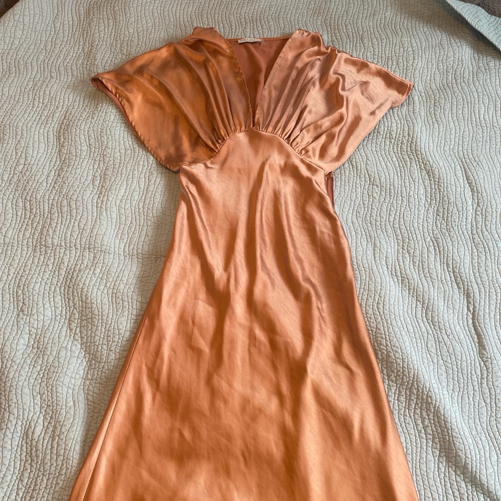 Elegant Orange Dress